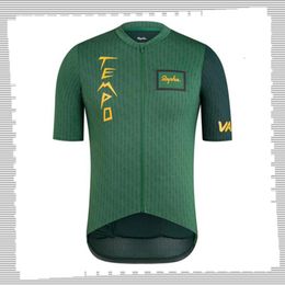 Pro Team Rapha Cycling Jersey Hommes Été Séchage rapide Sports Uniforme VTT Chemises Route Vélo Tops Vêtements De Course Vêtements De Sport En Plein Air Y21041326