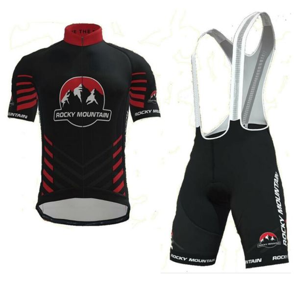 2024 Pro Team Rocky Mountain Cycling Jersey Respirant Ropa Ciclismo 100% Polyester Pas Cher-Vêtements-Chine avec Coolmax Gel Pad Shorts