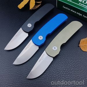 Pro-Tech 2203 Calmigo AUTO Zakmes 1,96/154CM Satijn Plain Blade Aluminium Handgrepen Mini Outdoor Pocket EDC Messen voor de jacht Camping BM 533 550 Multitools