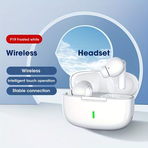 Pro3 Bluetooth 5.3 TWS Draadloze koptelefoon Koptelefoon Touch-oordopjes In-ear Sport Handsfree headset BT-oordopjes met oplaaddoos voor smartphones