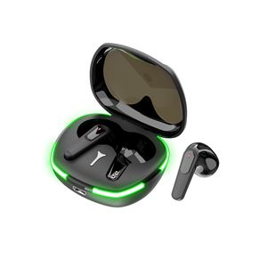 Pro60 TWS oortelefoons koele licht flash draadloze bluetooth 5.1 headset gaming hoofdtelefoon oordopjes met microfoon voor alle telefoon