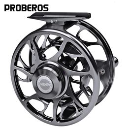 Proberros 31 BB Fly Fishing Wheel 57 79 910 WT REEL CNC Machine Coupte Large Arbor Die Casting Aluminium 240506
