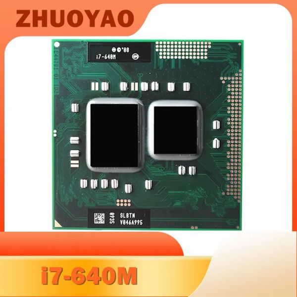 Processeur Core i7640m Processeur Notebook ordinateur portable CPU SLBTN I7 640M SOCKET G1 / RPGA988A DUALCORE Quadthread 35W 2,8 GHz 4MB Cache