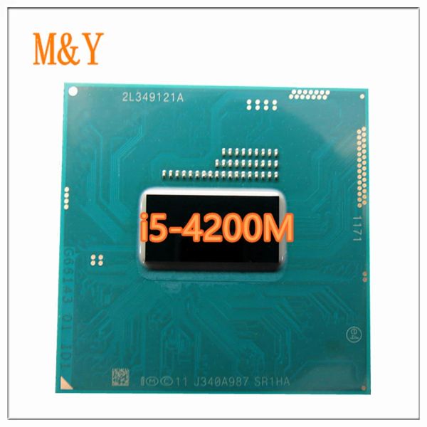 Processeur Livraison gratuite Latop Core i5 4200m CPU i54200m ordinateur portable CPU SR1HA 3M Cache, 2,5 GHz à 3,10 GHz PGA946 Prise en charge HM87