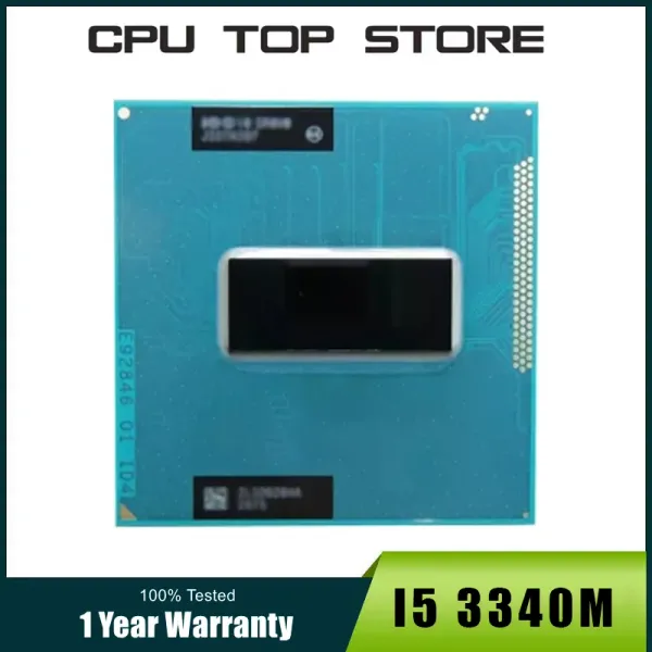 Processeur utilisé Intel Core i5 3340m Dualcore CPU Processeur I53340M 2,7 GHz L3 3M Socket G2 / RPGA988B SR0XA