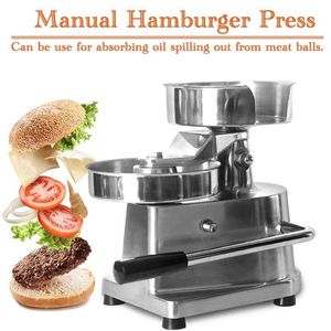 Processors 100150 mm hamburger maker machine patty makers roestvrij staal commerciële hamburger persvorming machine 500 stks vetvrije papieren