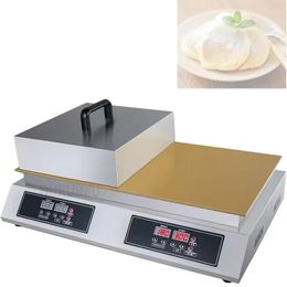 Processeurs 110V 220V Commercial Utiliser l'affichage numérique Double plaques Japonais Souffler Maker Souffle Machine Machine Waffle Maker Pancakes