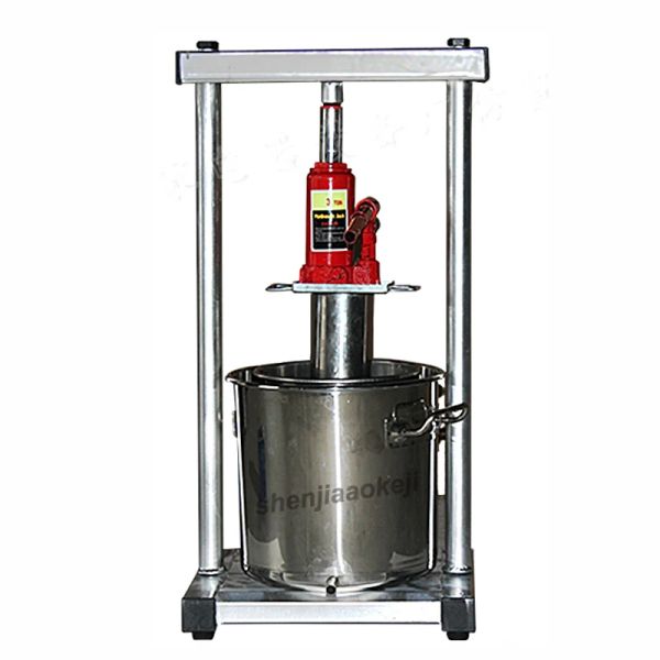 Procesadores 36L Manual Hidráulico Exprimidor de Frutas Acero Inoxidable Pequeña Miel Uva Arándano Mulberry Apple Presser Juicer