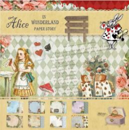 Processors Alice in Wonderland Junkjournal Cardstock Gevoel voor de herfst Craft Paper Pad Decoratieve ontwerpen Festival Gift Packing Kit