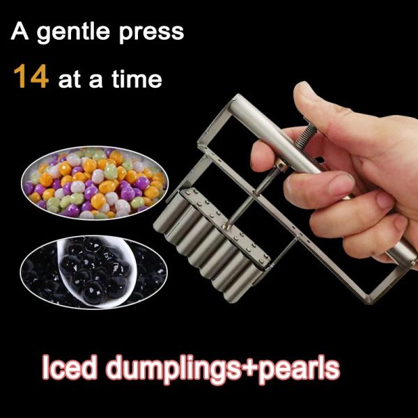 Processeurs Bubble Tea Ice Dumplings Making Tools Machine de remplissage portable Yuanxiao Taro Circle Manual Divider