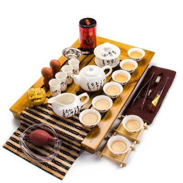 Procesadores Cerámico Purple Clay Té Té Kung Fo Infusador Tetera de té de madera sólida Tapot Tapot