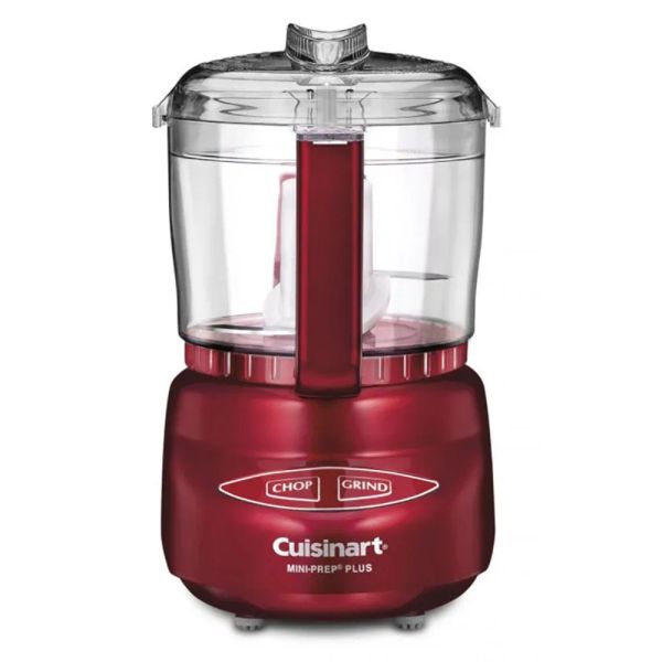 Processeurs Cuisinart MiniPrep Plus 3Cup Food Chopper Food Prosistors 24 oz Bol avec une lame en acier inoxydable chromé brossé Brossé