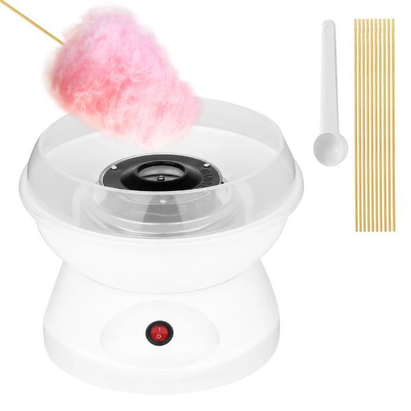 Processeurs électriques DIY Sweet Cotton Candy Maker 450W Mini Machine de guimauves portables Machine de coton de coton Machine de sucre en coton pour usage domestique