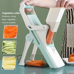 Processeurs trancheuse de cuisine multifonction viande légumes purée d'ail hachoir en acier inoxydable pliable ail pilon coupe outil de cuisine