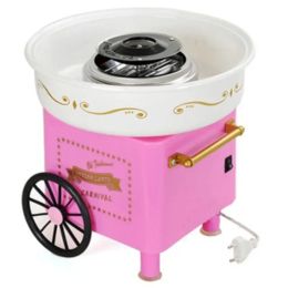 Processeurs Pink Home Vintage Trolley Mini Cotton Candy Machine 220V 5060Hz