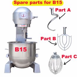 Procesadores Piezas de repuesto para B15 Ballón de harina Ballón Batch de masa Manitadora Máquina de amasado Piezas de la máquina de la máquina del mezclador de harina