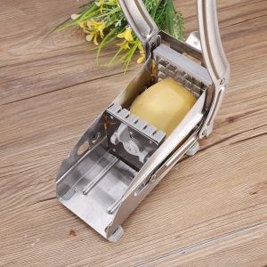 Processors roestvrij stalen handmatige aardappelsnijder Friet friet aardappelchips maker vlees chopper dicer snijden hine met 2 messen