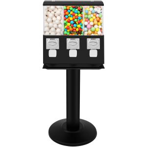 Processors VEVOR Triple Candy Gumball Automaat Dispenser met sleutels Outdoor Pretpark Gaming Winkel Verkopen Springkussen Capsule Speelgoed