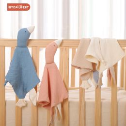 Product Insular Baby Soere sweepease handdoek slabbetje zacht dier goose poppen ether babys comfortabel slapende verpleegkundige knuffelende dekenspeelgoed
