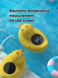 Producto Little Yellow Duck Termómetro Bañera de agua Termómetro de agua de agua Sensor de temperatura segura de bebé