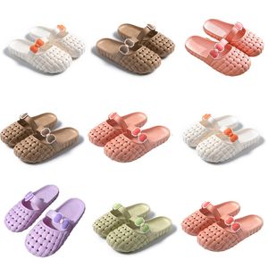 Produit nouveau designer pantoufles d'été pour les femmes vert blanc rose rose orange baotou inférieur arc sandals mode-05 folies folies glins de chaussures extérieures gai 749 s