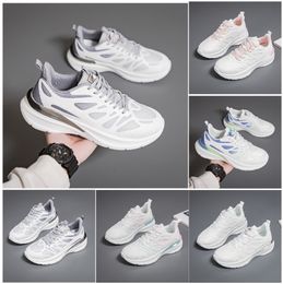 Producto Running Summer Nuevo diseñador 2024 para hombres zapatillas de moda White Black Pink Mesh-01568 Surface Womens Outdoor Sports Sneaker 50 S