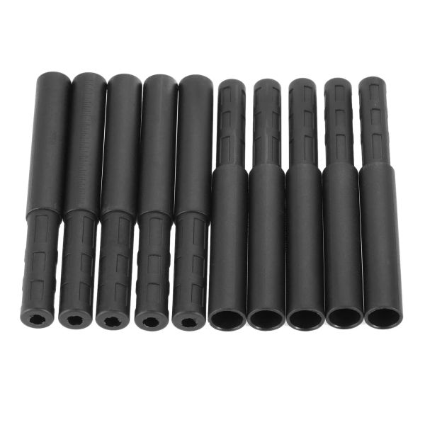 Produits 10pcs Black Golf Club Fibre d'extension Fibre d'extension Kit Butt Extender Stick for Iron / Graphite Shaft Putter Golf Accessoires 125 mm