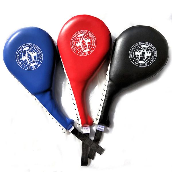 Produits 2pcs Taekwondo Kick Target Pad Target Karate Boxing Kids Training Practice Cuir frappe Target Martial Arts Training Sports