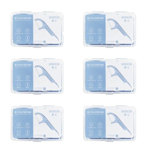 Produits 300pcs SOOCAS Professional Flasse dentaire conception ergonomique FDA Test Food Gradenew / Old Versions livré au hasard Mijia