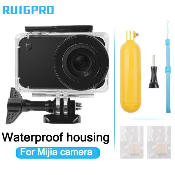 Produits 45m Bas étanche de plongée pour Xiaomi Mijia 4k Mini Action Caméra Couverture de caméra pour Mijia Mini Camera Protective Booting