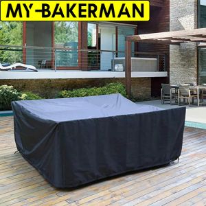 Producten 72sized Black Outdoor Patio Garden Furniture Waterdichte Covers Regen Sneeuwstoelhoezen voor bankstoelstoel Stoel Dust proof Cover