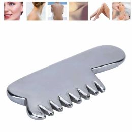 Productos Peine Energía Natural Piedra Terahercios Masaje Guasha Gua Sha Tablero Peine V Cara Belleza Peine Aliviar la Fatiga de la Cabeza Peine de Masaje