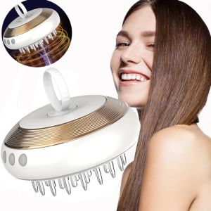 Produits EMS microcourant brosse électrique tête cuir chevelu Massage peigne LED Ion croissance des cheveux Vibration masseur Anti perte de cheveux perte soins de santé