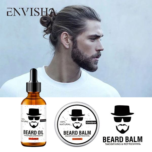 ENVISHA sérum de croissance de barbe crème huile essentielle produits naturels de perte de cheveux pour hommes baume soin croissance des cheveux nourrissant hydratant