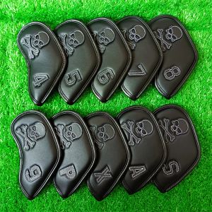 Produits Golf Iron Club Head Cover Club de golf # 1 # 3 # 5 Wood Headvers Driver Fairway Woods Cover PU Cuir Covers