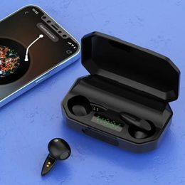 Produits casque écouteur tws noir écouteurs de charge sans fil 2023 tws écouteurs avec banque d'alimentation