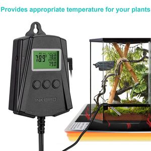 Producten Inkbird Thermoregulator Wifi-temperatuurregelaar met alarm voor huis Tuin Zaailing Verwarmingsmat Reptielenverwarmer Thermostaat