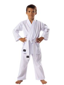 Producten Karate uniform elastische tailleband met witte riem voor kind mannen vrouwen gratis borduurnaam naam middengewicht sport trainingskleding