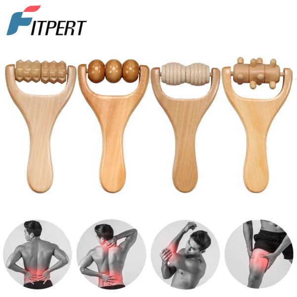 Les produits Massage Rouleau outil Taies, cuisse, jambe, mains, masseur corporel complet MADEROTHERAPE WOOD PURE PEUR LÉGERS, ROLLER MUSCULAIRE NATUREL