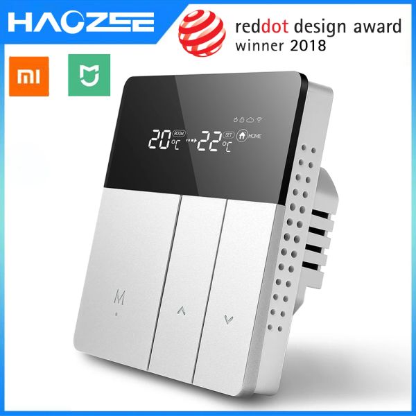 Produits Mijia Smart WiFi Thermostat Temperature Contrôleur pour eau électrique Gas de gaz Contrôle de chauffage MI Application Home