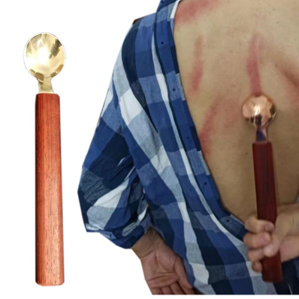 Produits Nouveau cuivre Guasha physiothérapie Graston Iastm Massage des tissus mous rasage dos corps méridien général Gua Sha thérapie cuillère outils