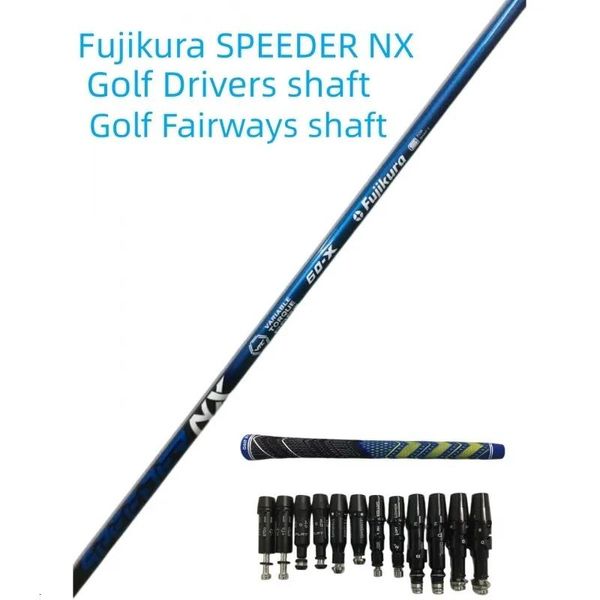 Productos Otros productos de golf 2023 Drivers Shaft Fujikura SPEEDER NX blue SRSRX Flex Graphite Wood Clubs Funda y grip de montaje gratuito 23062