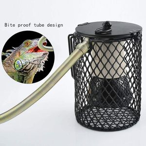 Lampe chauffante en céramique pour animaux de compagnie, avec éclairage de garde, support d'ampoule thermique pour reptiles à infrarouge, avec support Anti-chaleur, lampe chauffante pour oiseaux