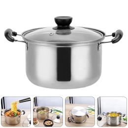 Produits Pot Soupe Cuisson En Acier Inoxydable Casserole Couvercle Pâtes Cuisine Lait Ustensiles De Cuisine Ragoût Nouilles Casserole Nouilles Cuiseur Chaud Vapeur