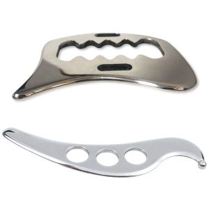 Producten Roestvrij staal Gua Sha Guasha Plate Massager Tool met roestvrij staal Gua Sha Schrapen Massage Tool