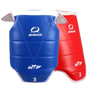 Produits Taekwondo WTF protecteur de corps Sparring Gear protège-poitrine WTF Tae Kwon Do karaté solide protecteur de poitrine réversible pour enfants adultes