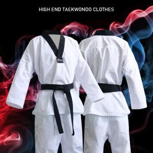 Producten Witte Taekwondo-uniformen Karate Judo Taekwondo-kleding Kinderen Volwassen Unisex