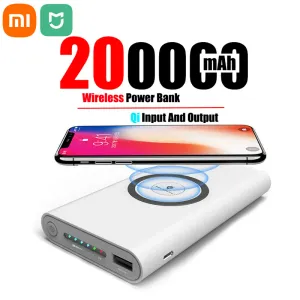 Produits Xiaomi Mijia 200000mah Banque d'alimentation Power Wireless Fast Charging Powerbank Portable Charger Typec Externe Battery pour iPhone Samsung