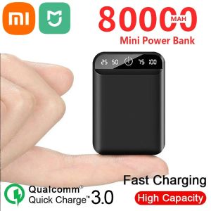 Produits Xiaomi Mijia 80000mAh Charger mobile avec double port USB Mini Banque d'alimentation externe d'urgence extérieure pour téléphones