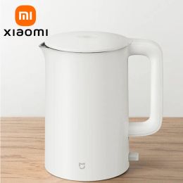 Producten Xiaomi Mijia Electric Kettle 1A Tea Coffee roestvrij staal 1800W Smart Power Off Water Kettle Teapot 220V Electric Ketles Home